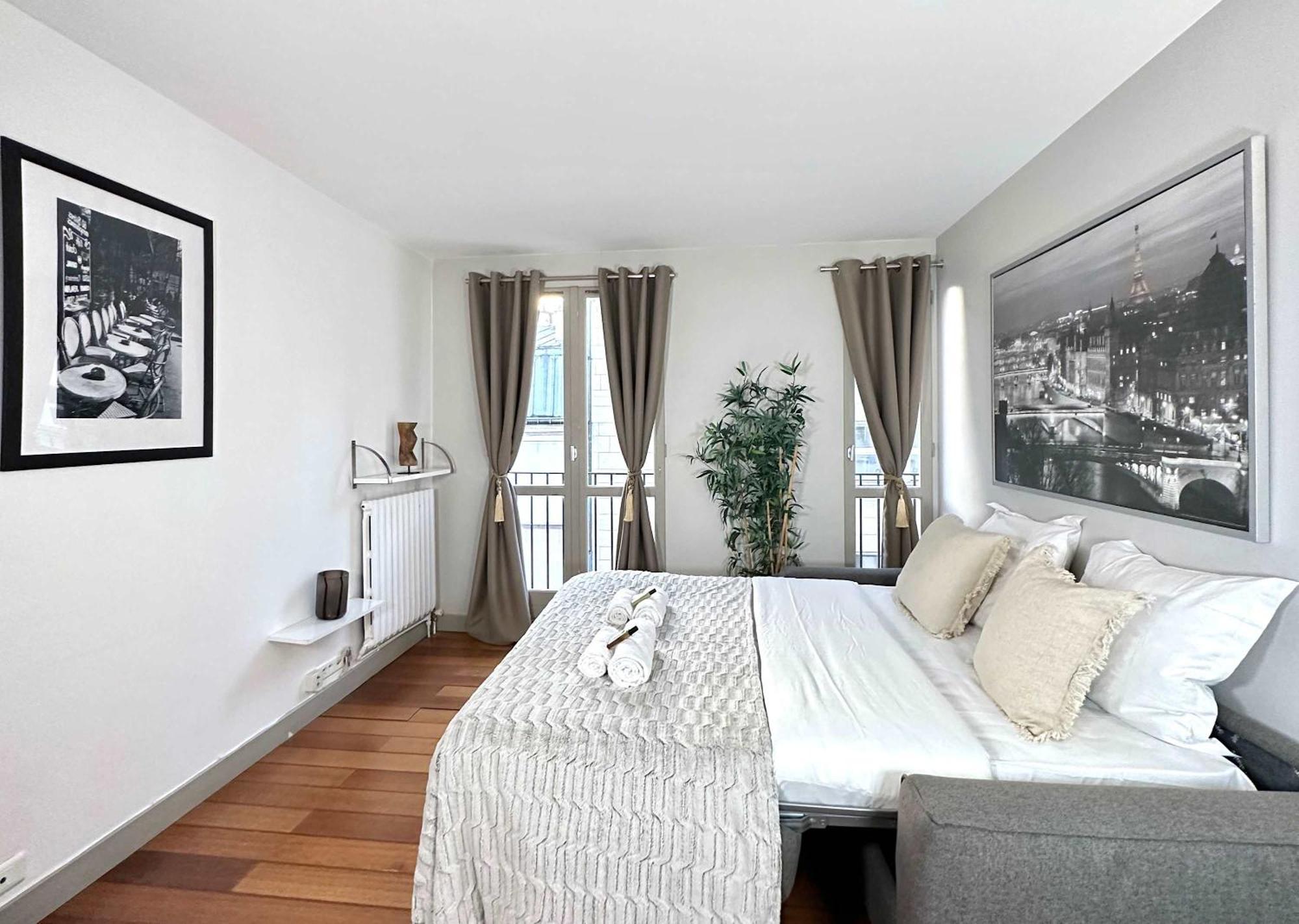 Beautiful Calm Studio In Le Marais Paris Exterior foto